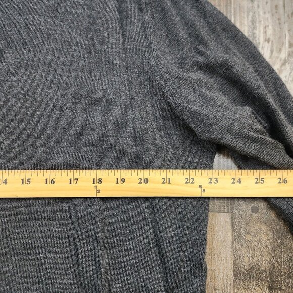 Mens Banana Republic size XL Merino Wool Mock Neck 1/4 Zip Sweater - Picture 6 of 8